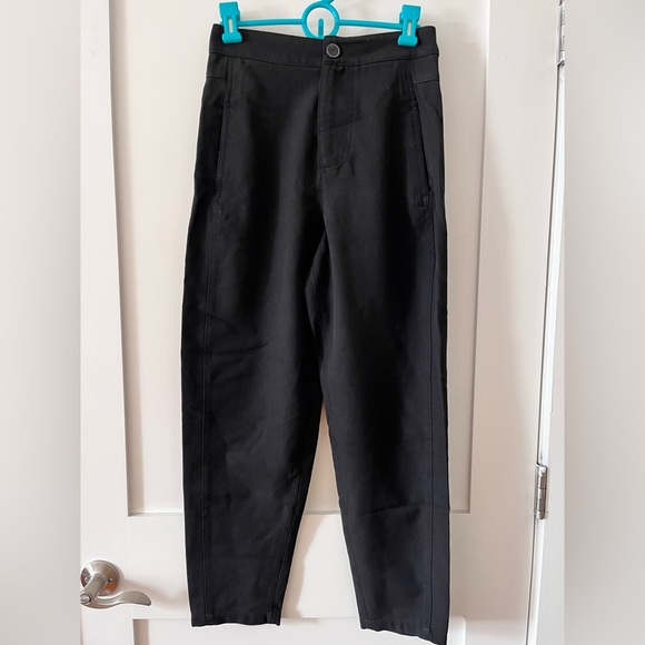 Zara - Black High Waisted Work Pants - Size XS - Picture 1 of 3